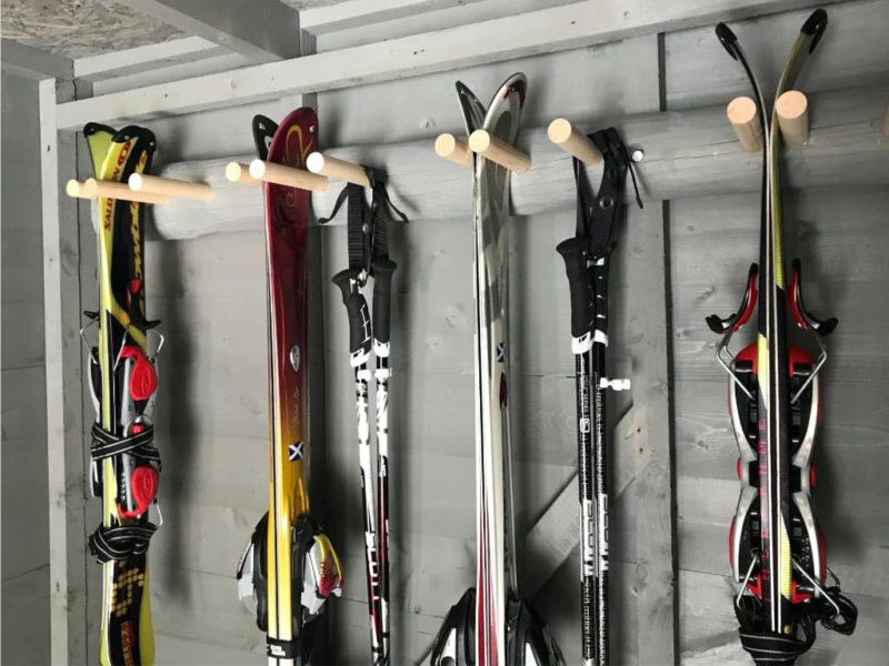 Secure Storage for Skis